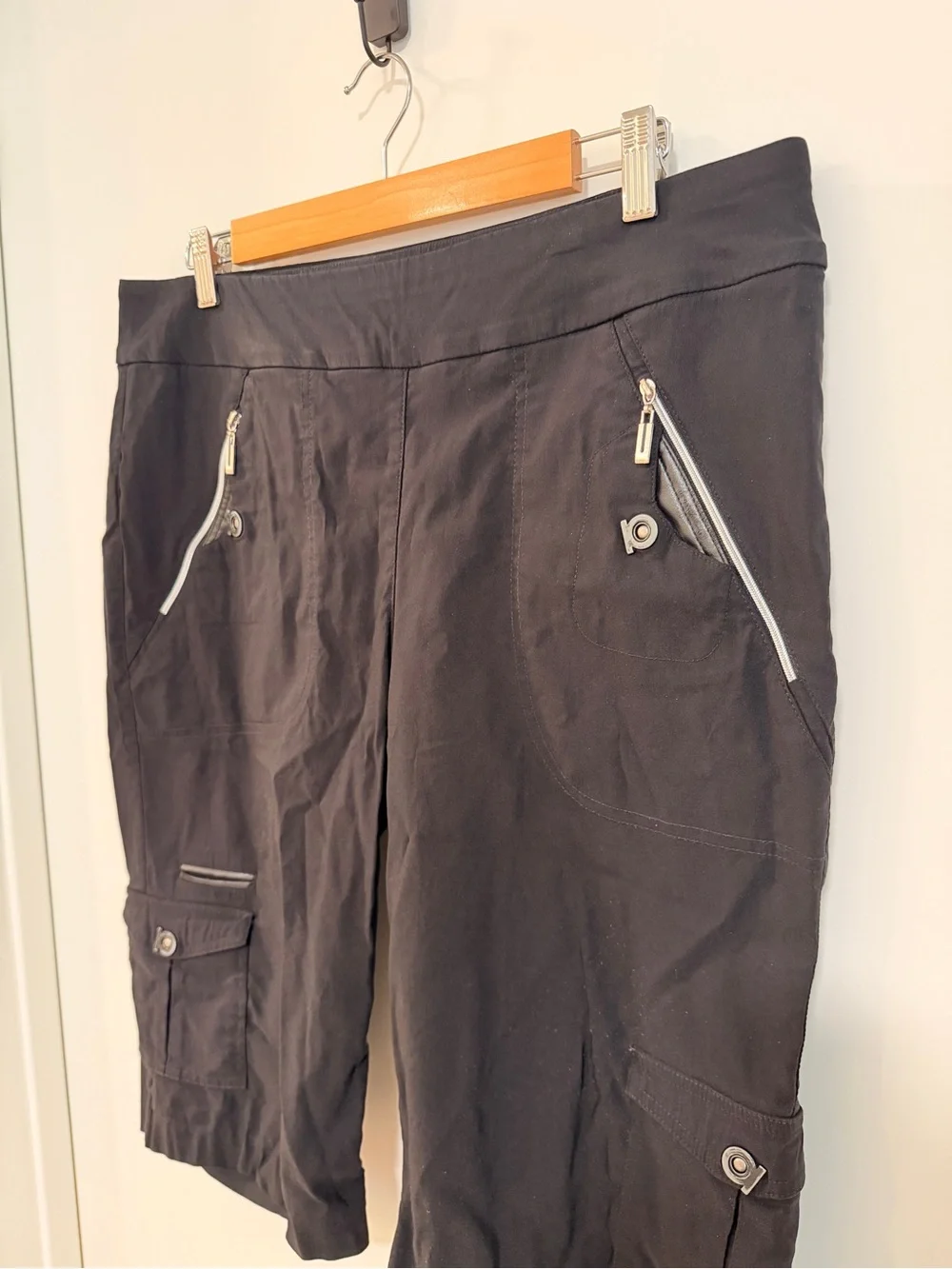 jamie sadock Black Cargo Bermuda Shorts